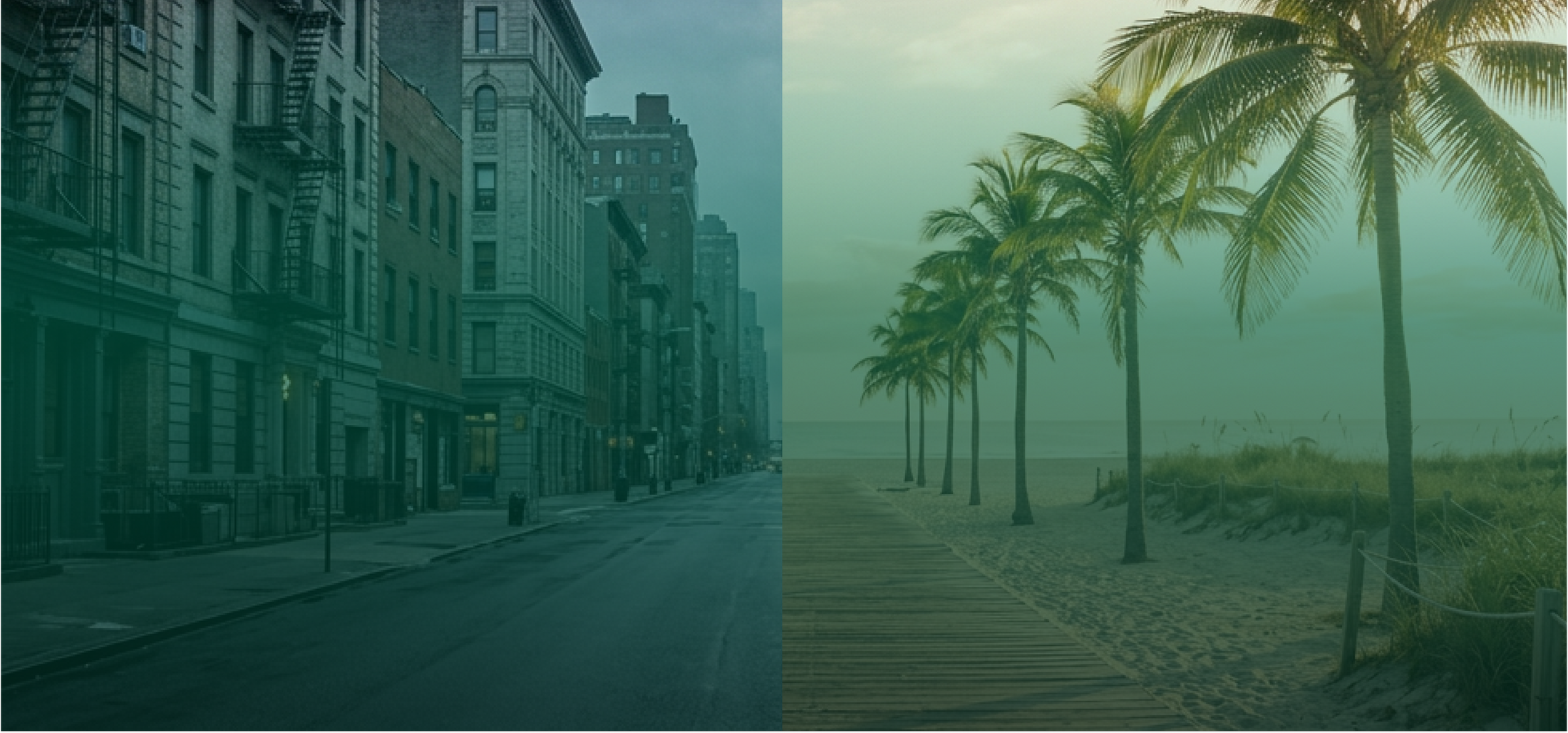 Philadelphia and Florida split scene